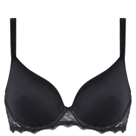 Caresse 3D Spacer Bra Black Isolated