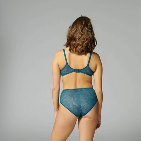 Comete Full Support Bra Green Back