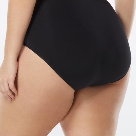 Chloe Plus Size Bikini Bottom Black Back