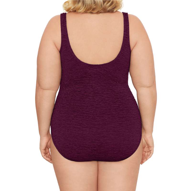 Krinkle Sheath Eggplant Back