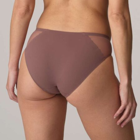 Marie Jo Louie Rio Brief Satin Taupe Back View