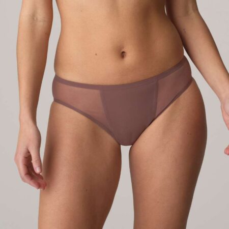 Marie Jo Louie Rio Brief Satin Taupe Front View