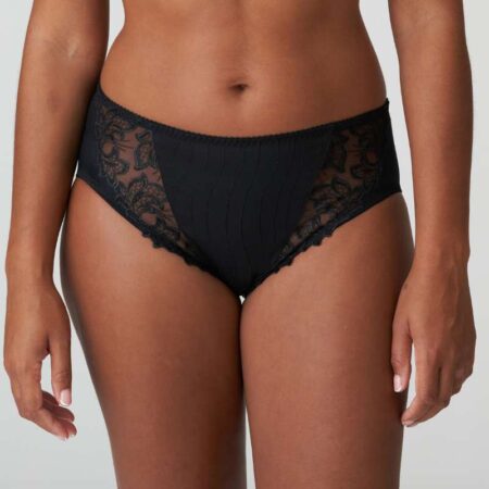 Prima Donna Deauville Full Brief Panty Black Front View