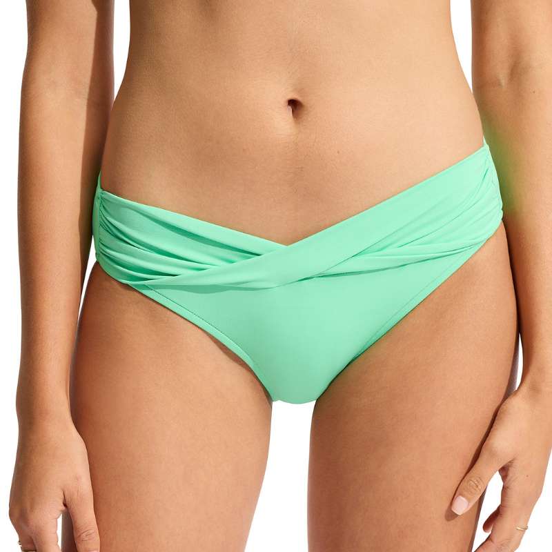 Seafolly Twist Band Hipster Mint Front