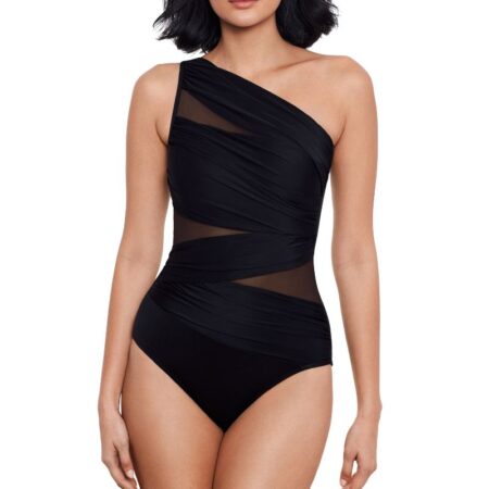 Miraclesuit Network Jena One Piece Black Front View
