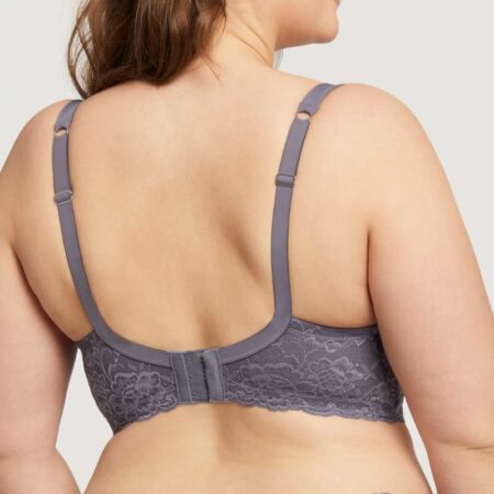 Montelle Pure Plus Crystal Grey Bra Back View