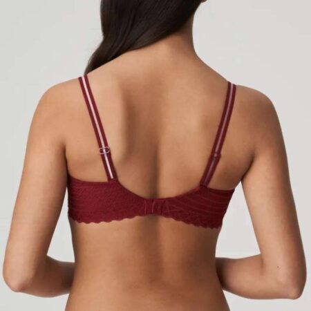 East End Padded Balcony Bra Red Boudoir Back View