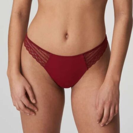 East End Red Boudoir Thong Front