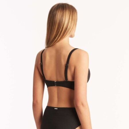 Spinnaker Moulded Cup Bikini Top Black Back View