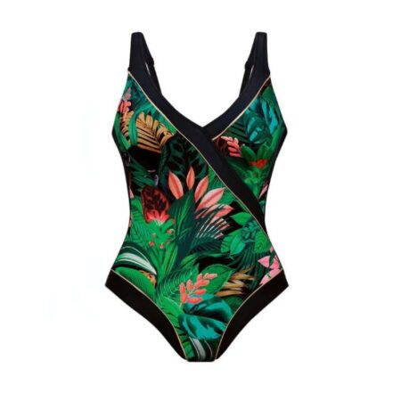 Anita Jungle Groove Nuria One Piece Emerald Front View