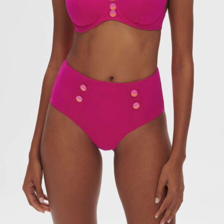 Simone Perele Alati Bikini Bottom Hibiscus Pink Front View