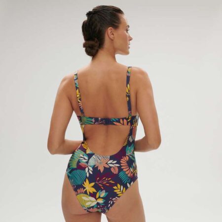 Simone Perele One Piece Back View Seaside Blue