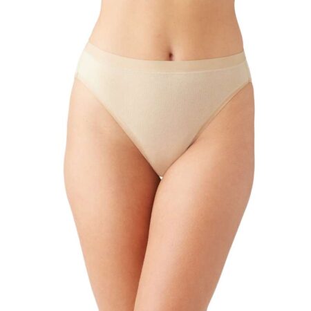 Wacoal Understated Cotton Panty Sand Front View