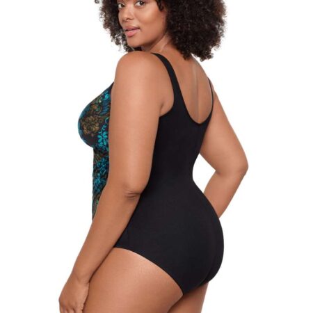 Miraclesuit Flor de mare oceanus one piece black/multi side