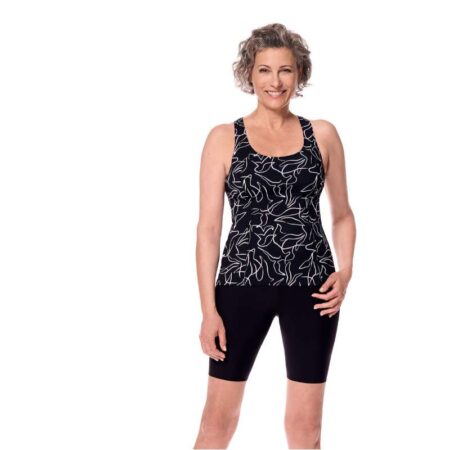 Lagos Tankini Top Black