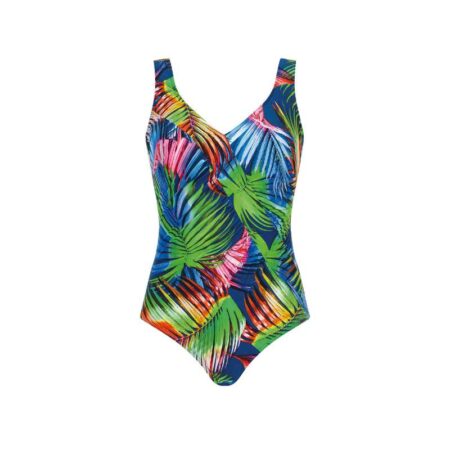 Sunflair Palm Print One Piece