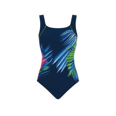 Sunflair Palm Print Mastectomy One Piece