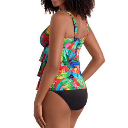 Shapesolver Cherry Grove Triple Tier Tankini Side