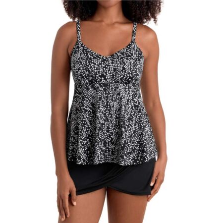 Shapesolver Pebble Beach V Neck Tankini Front