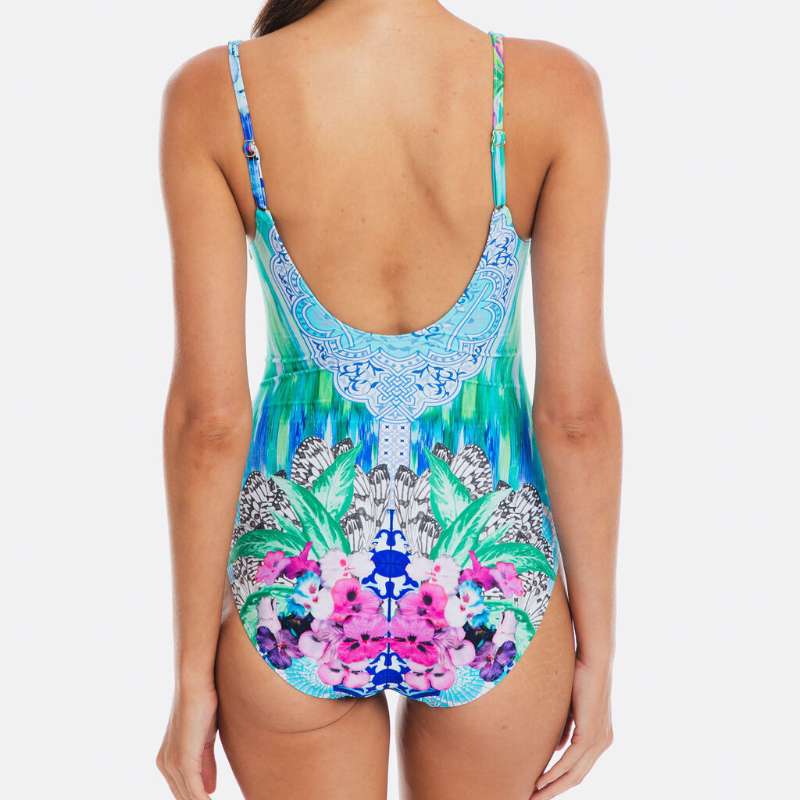 Togs Arcadia V Neck One Piece Back
