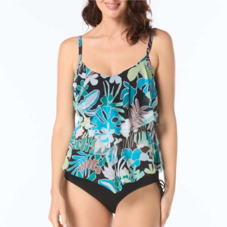 Beach House Eclectic Bloom Portia Tankini Top Front