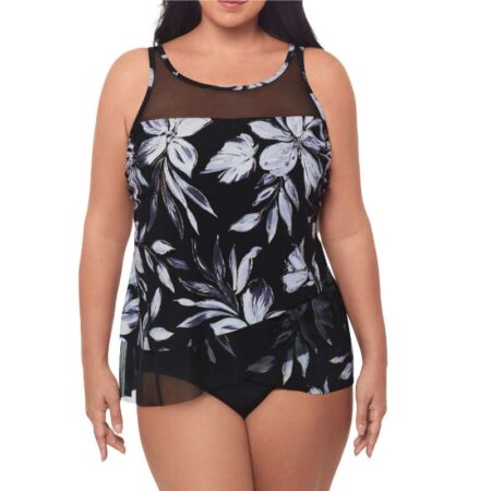 Fiore Di Luna Mirage Plus Size Tankini Front