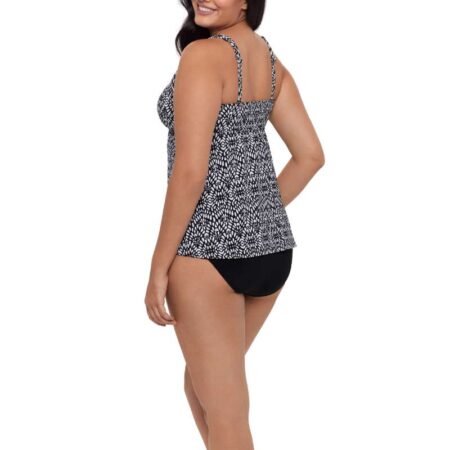 Trimshaper Balinese Block Molly Tankini Side