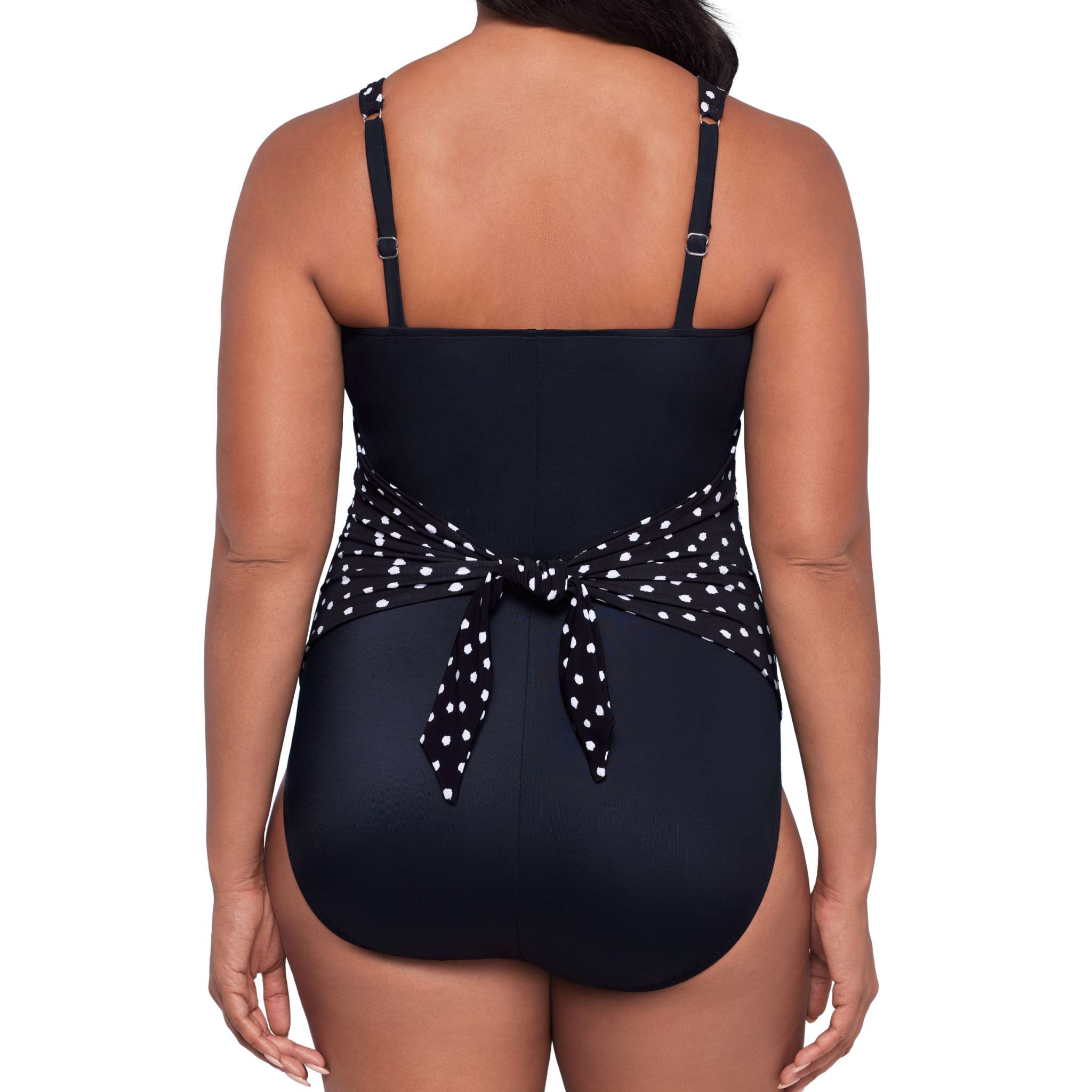 Trimshaper Confetti Dot Amy One Piece Back
