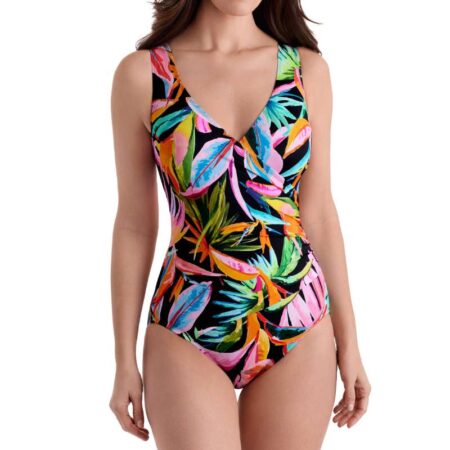 Longitude Tropicana Side Shirred One Piece