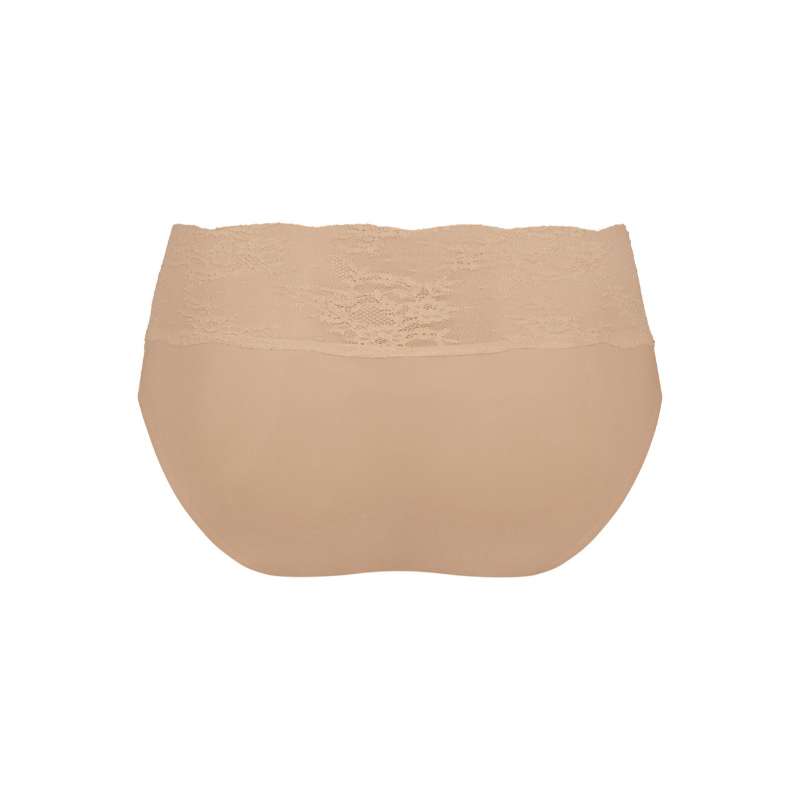 Essential Lace Highwaist Panty Desert Back
