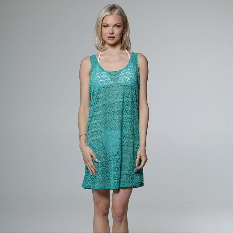J. Valdi Diamante Scoop Neck Tank Front
