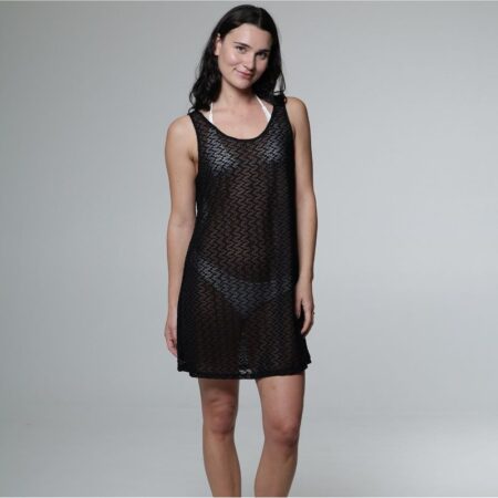 J. Valdi Escala Lattice Back Dress Front