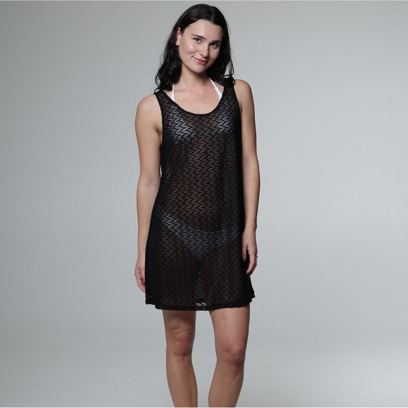J. Valdi Escala Lattice Back Dress Front