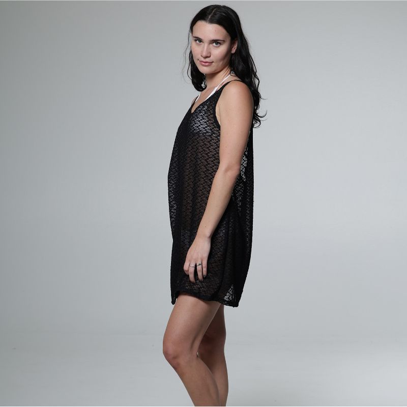 J. Valdi Escala Lattice Back Dress Side