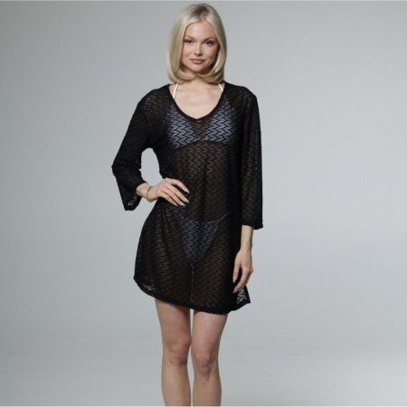J. Valdi Escala V Neck Tunic Front