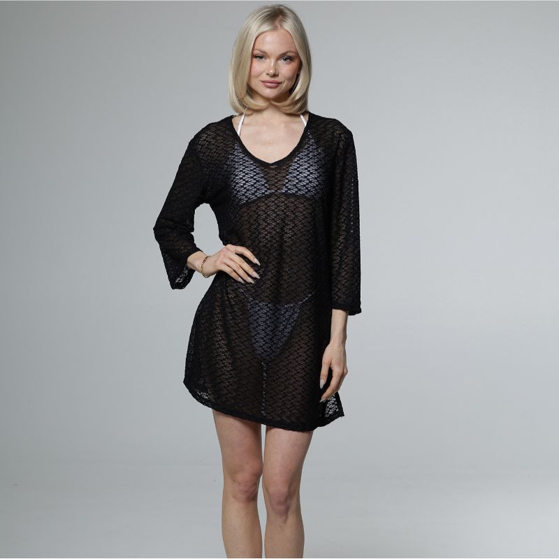 J. Valdi Escala V Neck Tunic Front