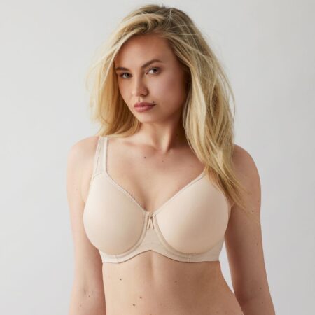Wacoal Basic Beauty Spacer Tshirt Bra Sand Front