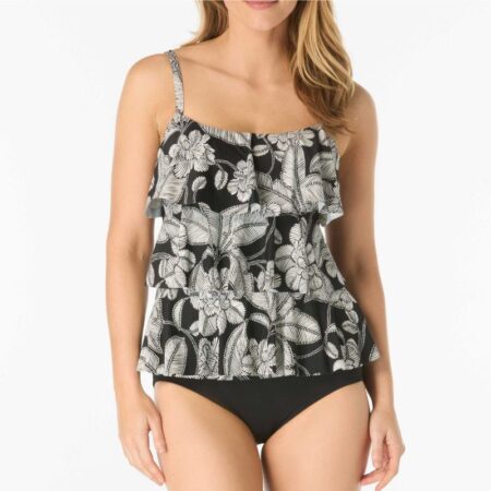 Beach House Coastal Bloom Jane Tankini Top Front