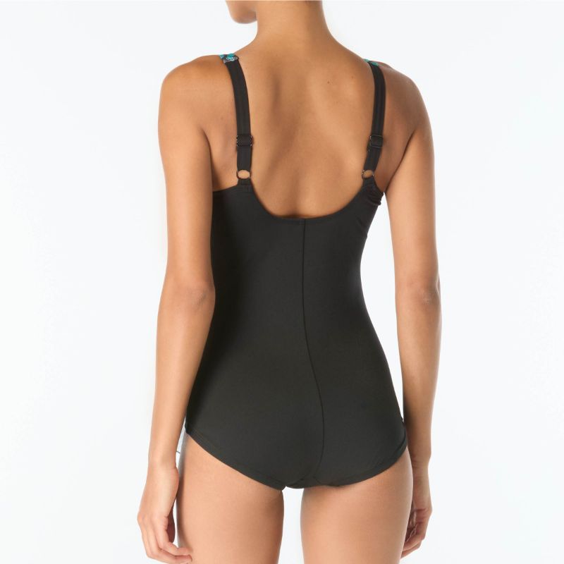 LAP by Gabar Frond Frequency Scoop Neck One Piece Back