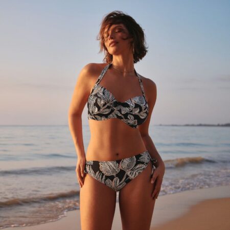 Anita Botanical Lines Leandra Bikini Top On Body